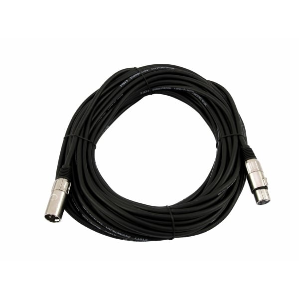 OMNITRONIC XLR cable 3pin 30m bk