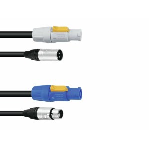 PSSO Combi Cable DMX PowerCon/XLR 1