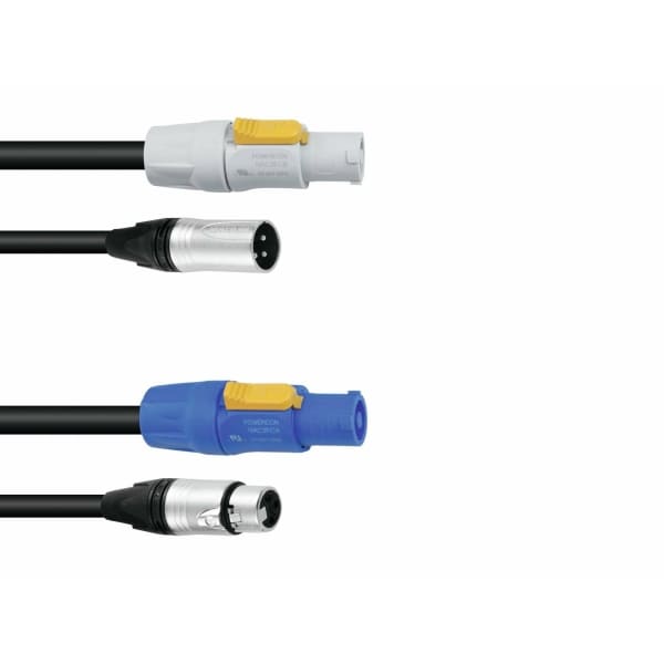 PSSO Combi Cable DMX PowerCon/XLR 1