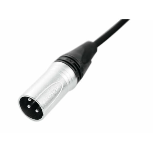 PSSO DMX cable XLR 3pin 10m bk Neutrik