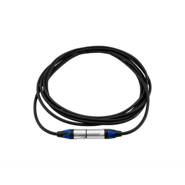 PSSO XLR cable COL 3pin 5m bk Neutrik