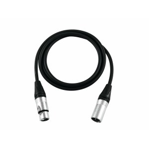 OMNITRONIC XLR cable 3pin 5m bk