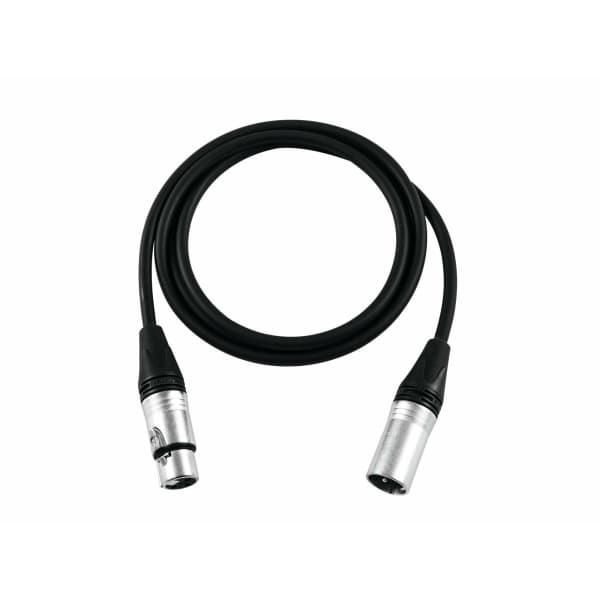 PSSO XLR cable 3pin 20m bk Neutrik