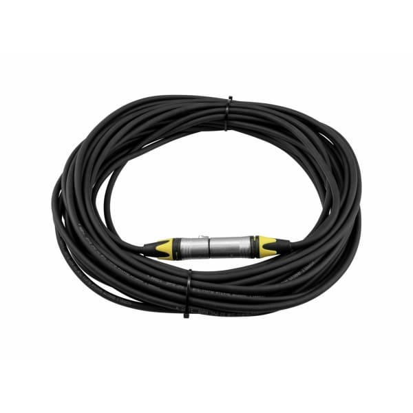 PSSO XLR cable COL 3pin 20m bk Neutrik