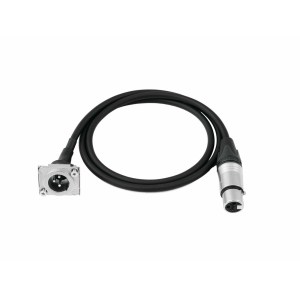 PSSO XLR cable 3pin 5m bk Neutrik