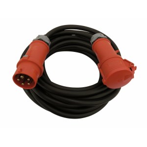 PSSO CEE Extension 16A 5x2.5 20m red
