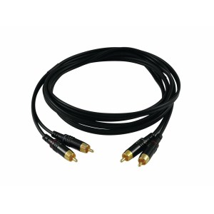 OMNITRONIC RCA cable 2x2 15m
