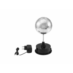 EUROLITE Set Mirror ball 50cm gold with stand and tripod cover black