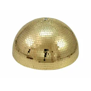 EUROLITE Half Mirror Ball 50cm gold motorized