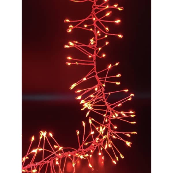 EUROLITE 500 LED Cluster String Lights 5m red