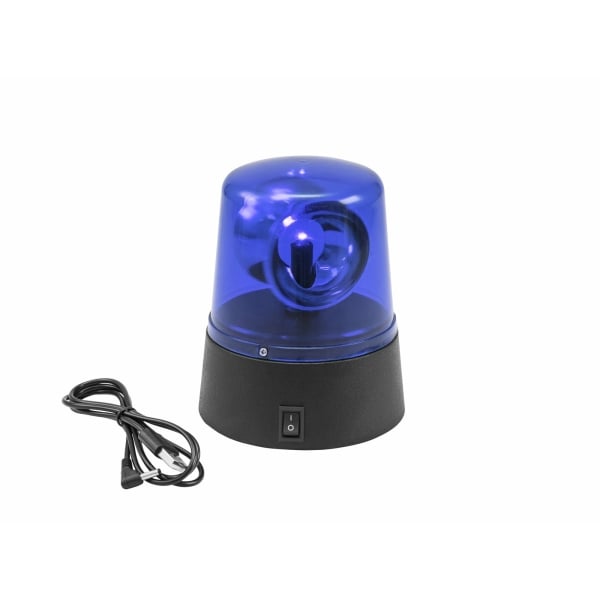 EUROLITE LED Mini Police Beacon blue USB/Battery