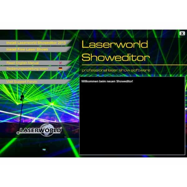 LASERWORLD ShowNET incl. Showeditor Lasershow Software