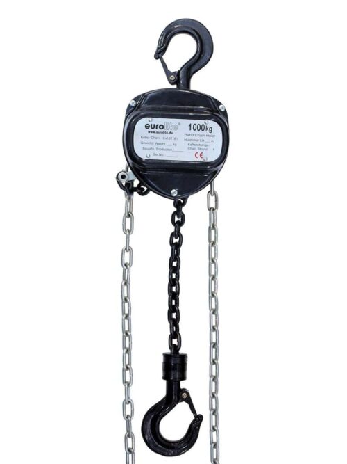 EUROLITE Chain Hoist 10M/1.0T black