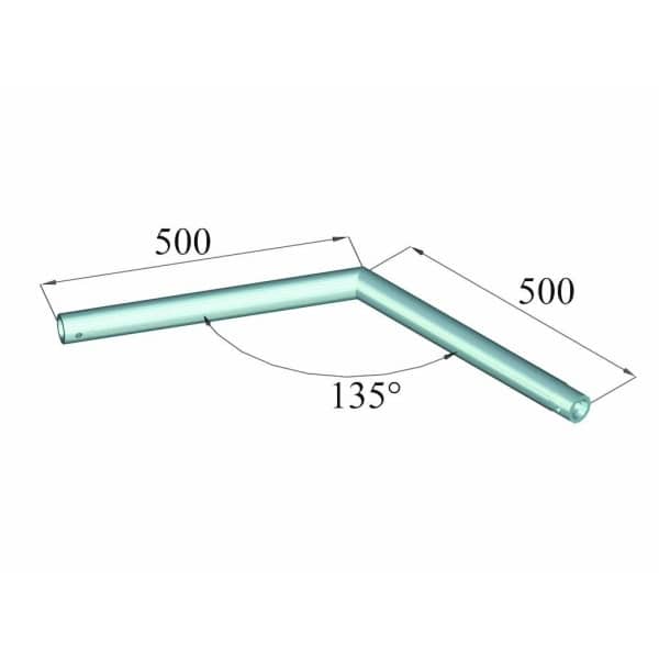 ALUTRUSS SINGLELOCK SPAC-23 QUICK-LOCK Corner 135° - Image 2