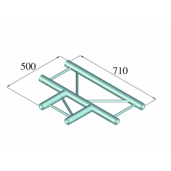 ALUTRUSS BILOCK BQ2-PAT35H 3-way T-Piece 90°