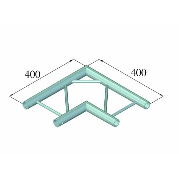 ALUTRUSS DECOLOCK DQ2-PAC21H 2-way Corner 90°