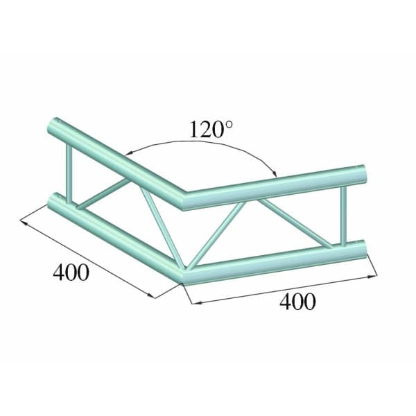 ALUTRUSS DECOLOCK DQ2-PAC22V 2-way Corner 120°