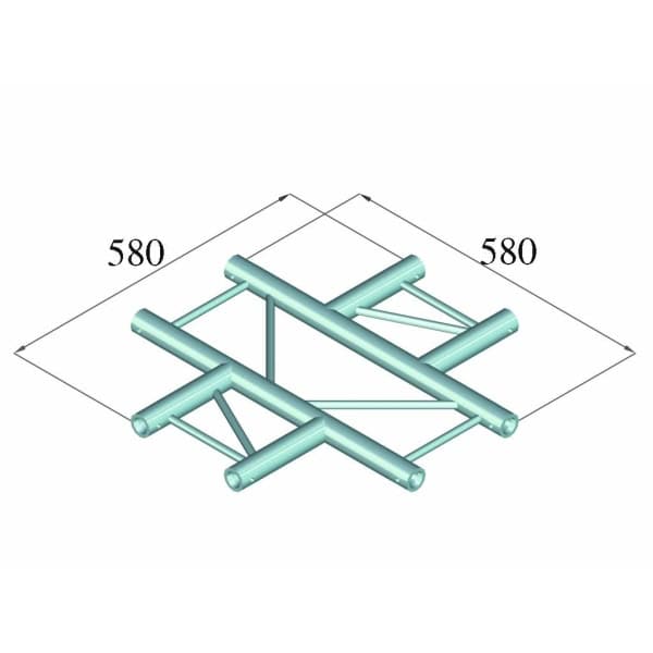 ALUTRUSS DECOLOCK DQ2-PAC41H 4-way Cross Piece