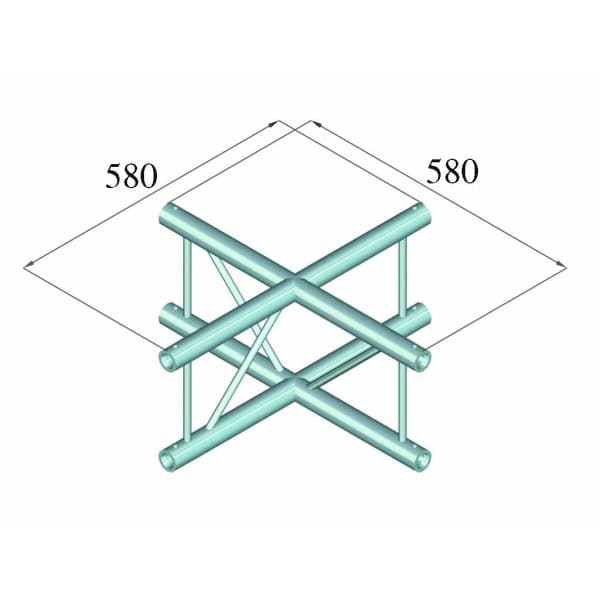 ALUTRUSS DECOLOCK DQ2-PAC41V 4-way Cross Piece