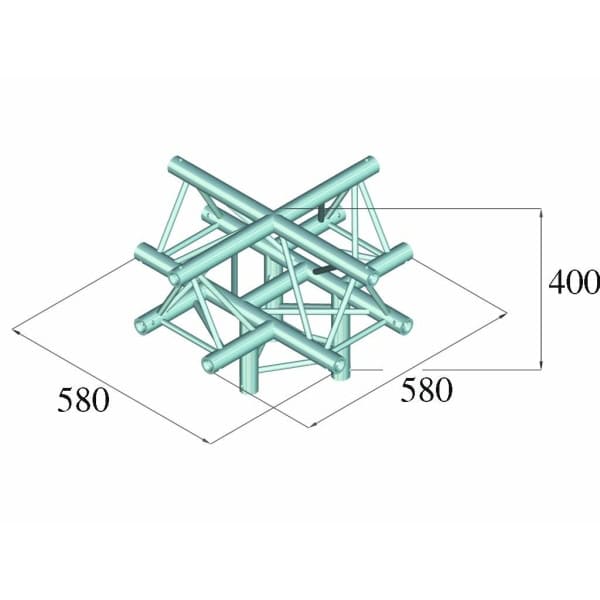 ALUTRUSS DECOLOCK DQ3-PAC52 5-Way Corner /