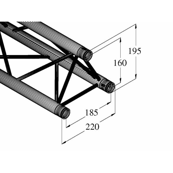 ALUTRUSS DECOLOCK DQ3-S2500 3-Way Cross Beam bk - Image 2