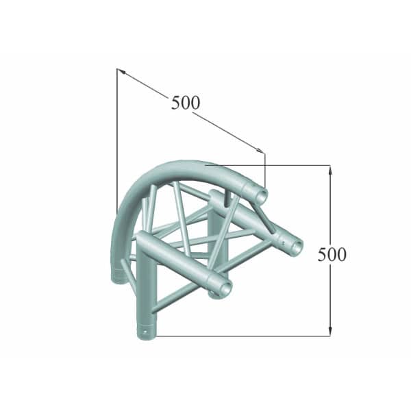 ALUTRUSS TRILOCK 6082AC-24R 2-Way Corner 90° /