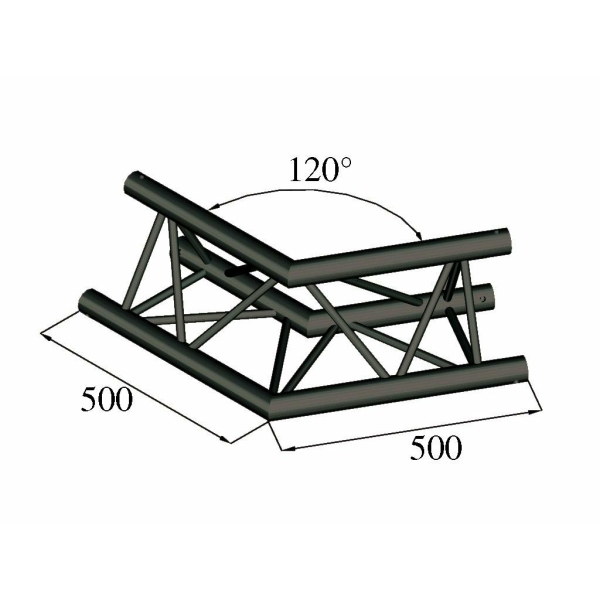 ALUTRUSS TRILOCK S-PAC 22 2-Way Corner 120°black