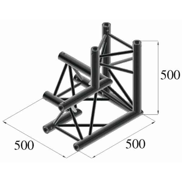 ALUTRUSS TRILOCK S-PAL-33 3-Way Corner / right