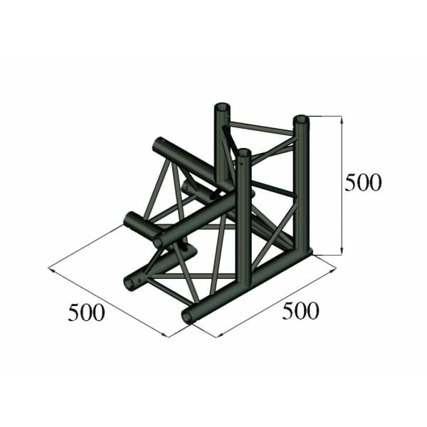 ALUTRUSS TRILOCK S-PAL-34 3-Way Corner / left