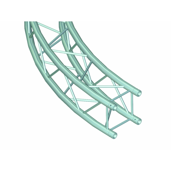 ALUTRUSS QUADLOCK 6082 Element f.Circle 5m in.45°