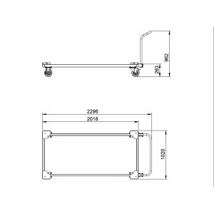 GUIL TMQ-02/440 Stage Rail 188 cm (Aluminium Version)