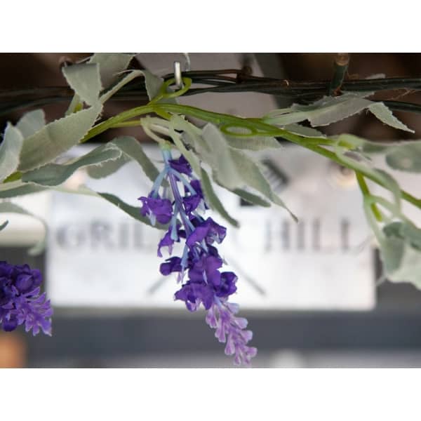 EUROPALMS Flowering Garland, artificial, violet, 180cm - keinotekoinen