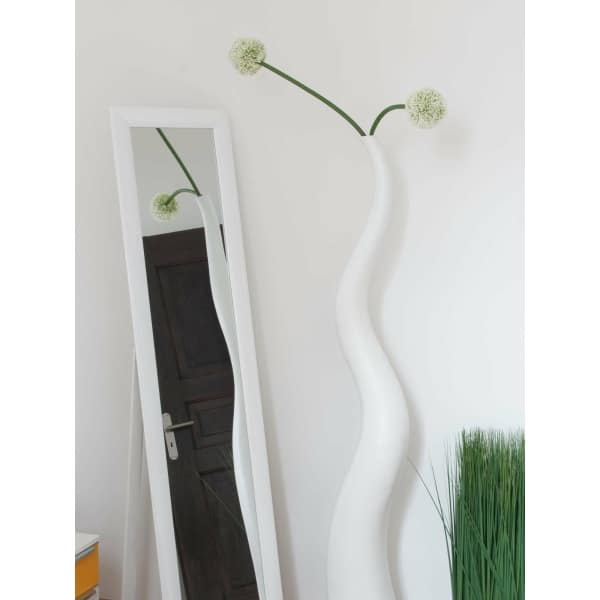 EUROPALMS Design vase WAVE-100, white