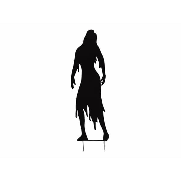 EUROPALMS Silhouette Metal Zombie Woman