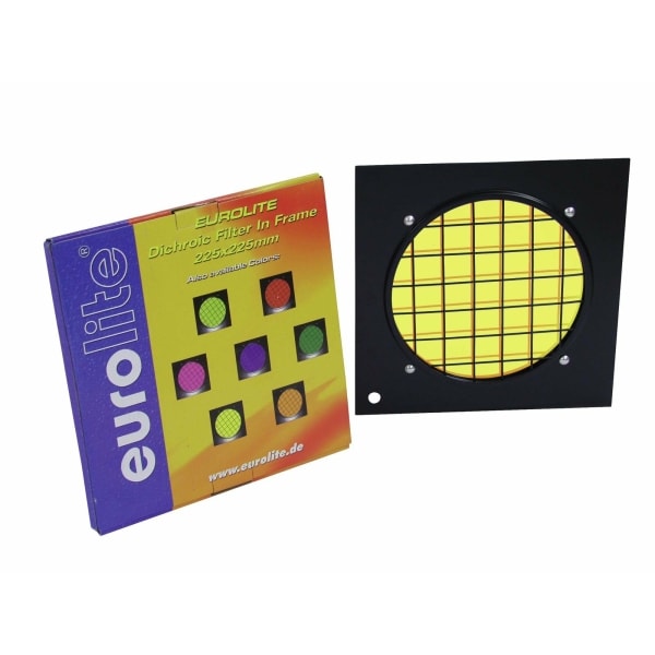 EUROLITE Yellow Dichroic Filter black Frame PAR-56