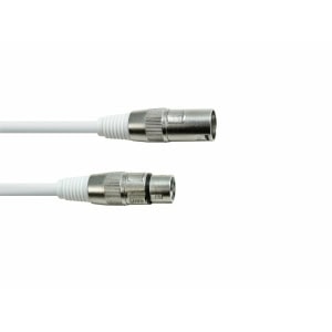 EUROLITE DMX cable XLR 3pin 3m white