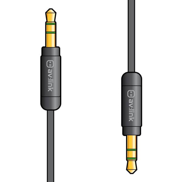 AV:Link - Precision 3.5mm Stereo plug to 3.5mm stereo plug lead 1.5m